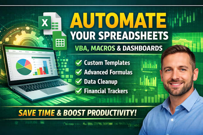 automated excel google sheet vba macros formulas dashboards spreadsheet template