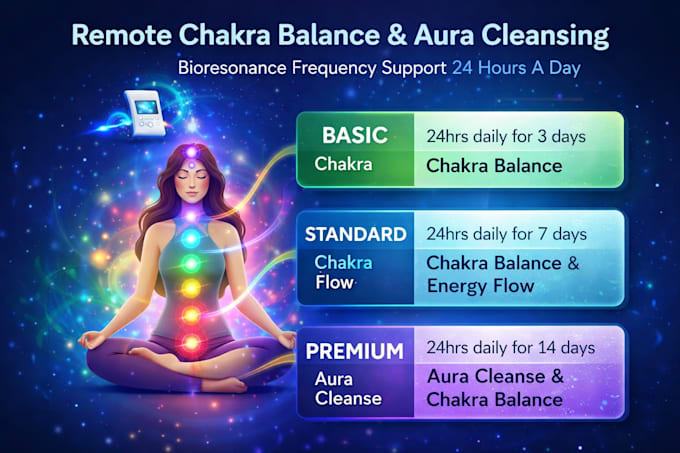 cleanse aura and chakras with scalar frequency technology
