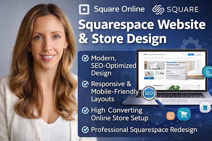 create square website square online store design squarespace redesign square seo