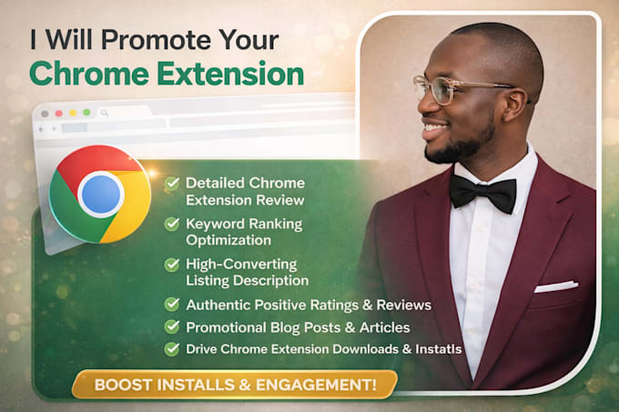 Faire la promotion de l'extension chrome pour booster le téléchargement ...