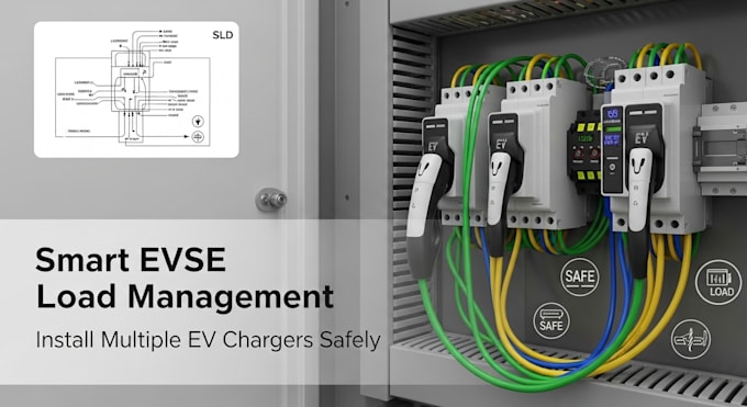 Ontwerp een slim evse load management systeem om meerdere chargers te ...