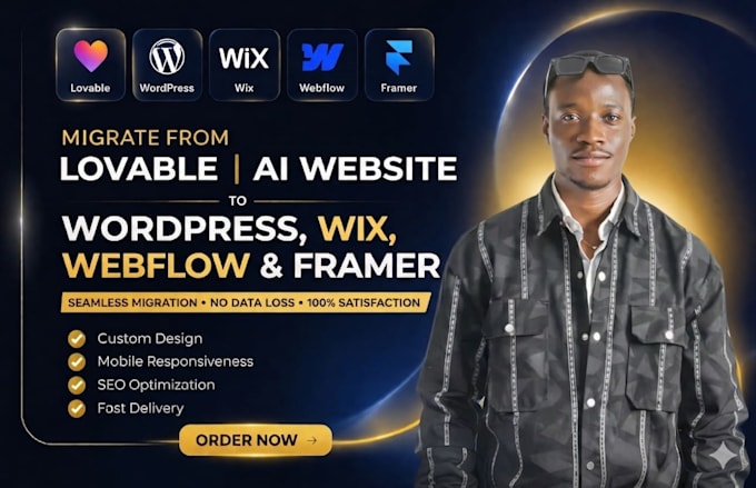 convert lovable ai website to wordpress, wix, or webflow