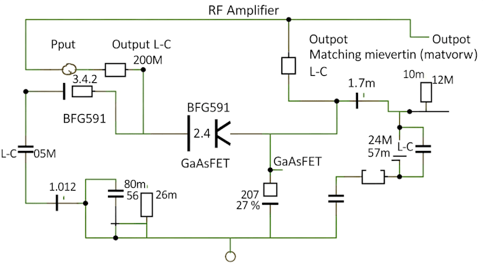 design amplifiers and oscillators using bjt, op amp, and rf