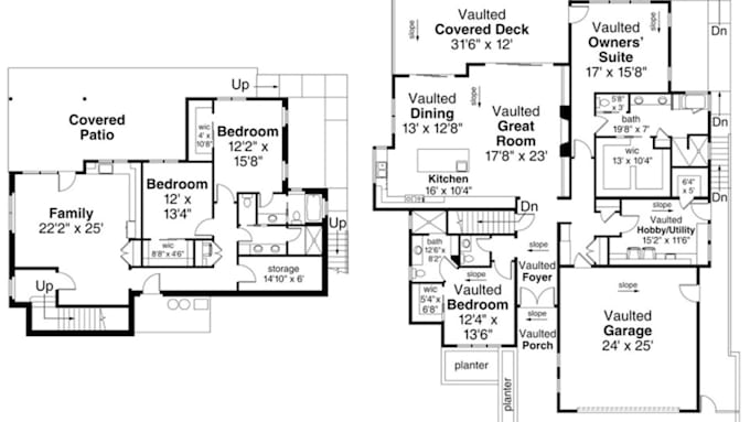 do functional space planning and room layout on floorplan and other project