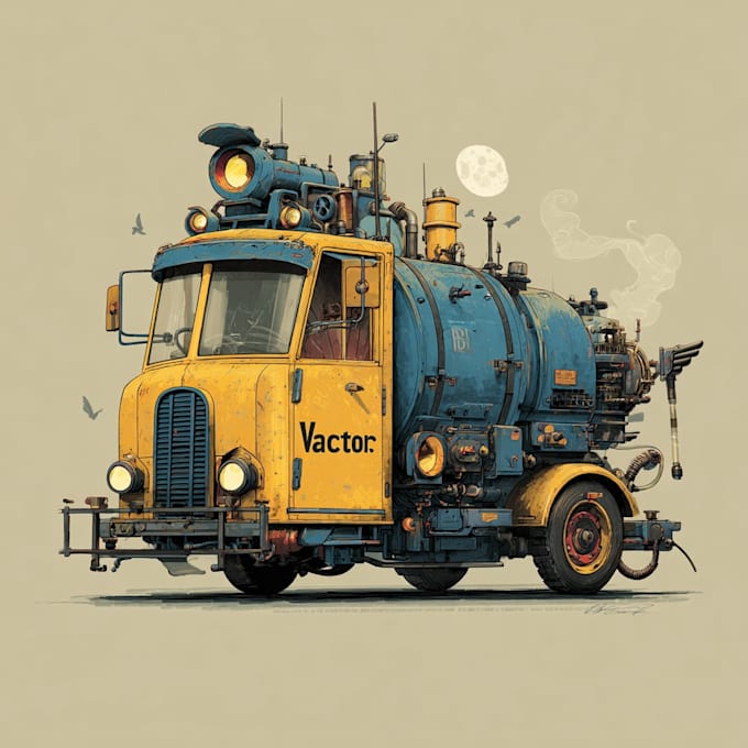 design a custom vector illustration for you