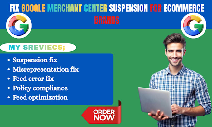 fix google merchant center suspension misrepresentation product feed errors