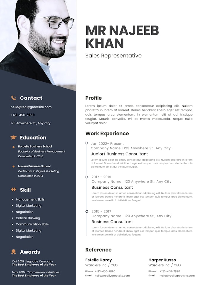 do make your CV professional and ats friendly