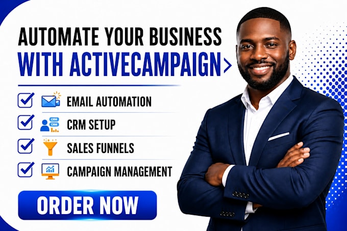 setup activecampaign automations and build activecampaign landing page