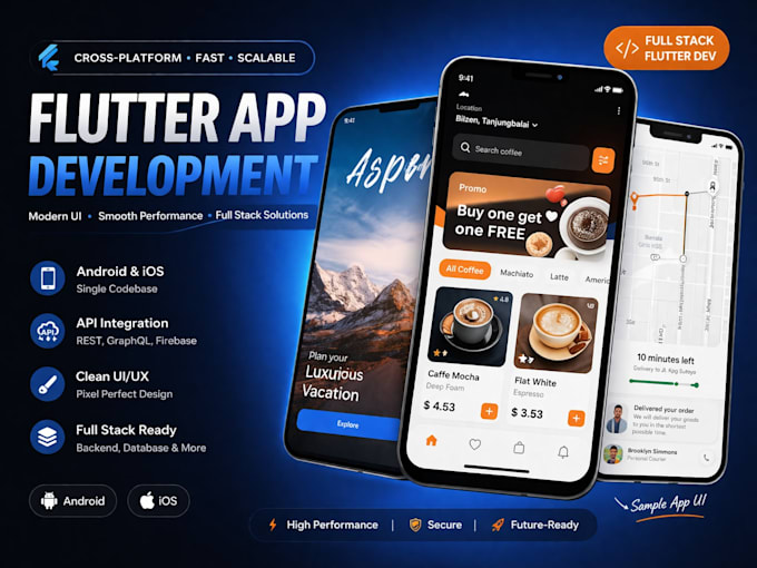 build a flutter app for android and ios
