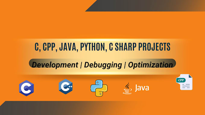 do c, cpp, java, python and c sharp programming projects