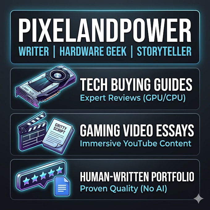 write expert PC hardware, cpu and GPU reviews