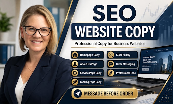 write SEO website copy for your business