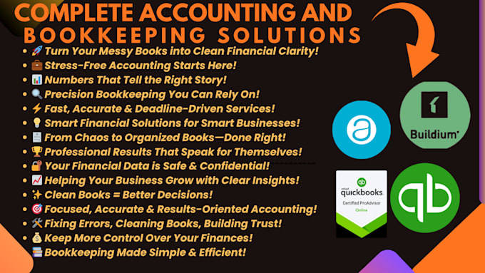 bookkeeping and accounting setup cleanup and reports quickbooks appfolio