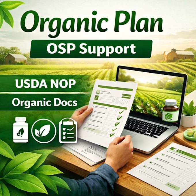prepare your organic system plan OSP