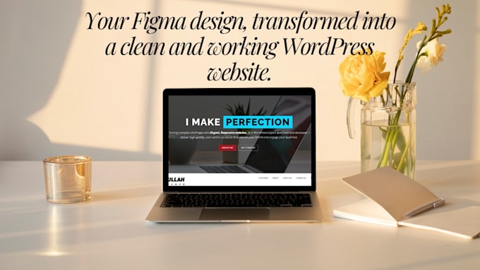convert figma design to wordpress, PSD design to wordpress using elementor