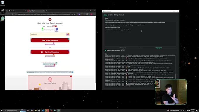 build auto checkout bot, auto buying bot, auto purchase bot, pokemon card bot