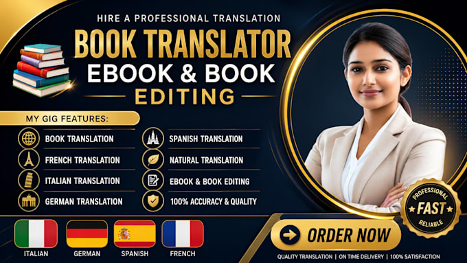 proofread, translate book romance german spanish, polish novel book editor