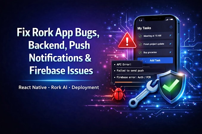 fix app bugs, backend issue, push notifications api and supabase issue