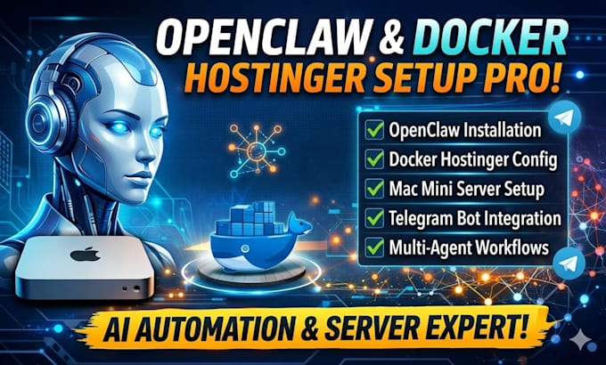 openclaw setup open claw doker hostinger openclaw telegram bot openclaw mac mini