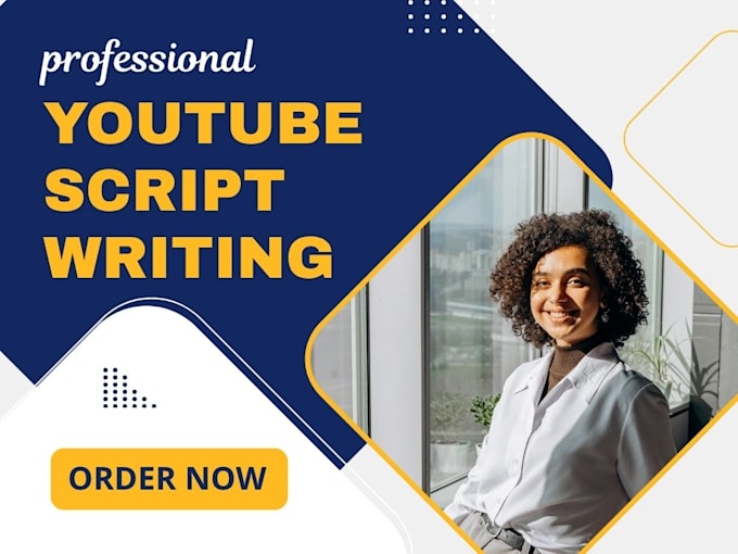 write youtube video scripts and script writing