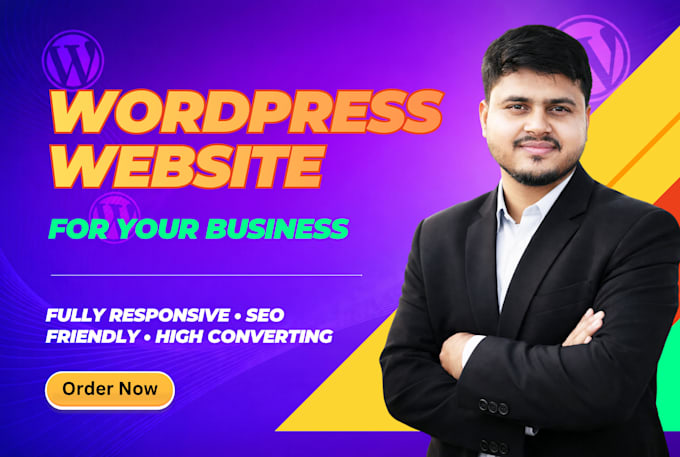 build design redesign wordpress website, website development or business website