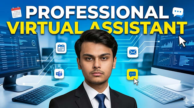 be your personal virtual assitant do email,chating,research