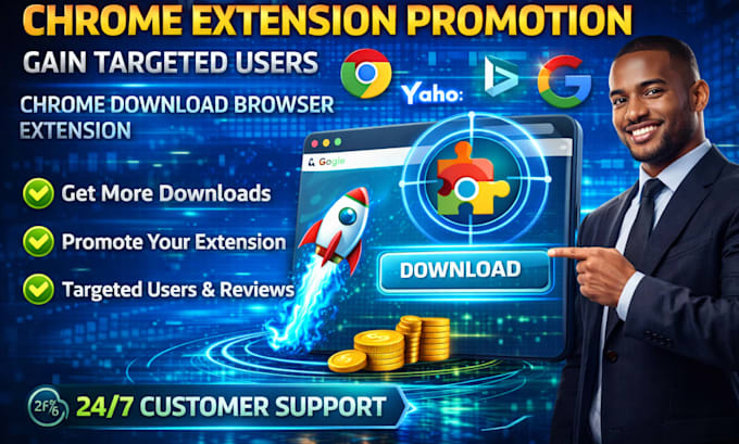 Chrome extension promotion grow targeted users chrome download browser ...