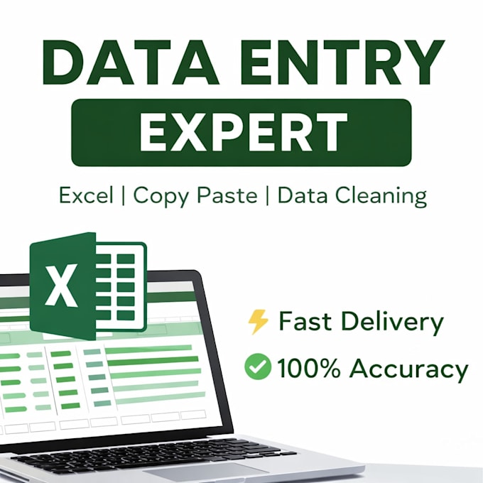 do excel data entry, PDF to excel conversion and data cleaning