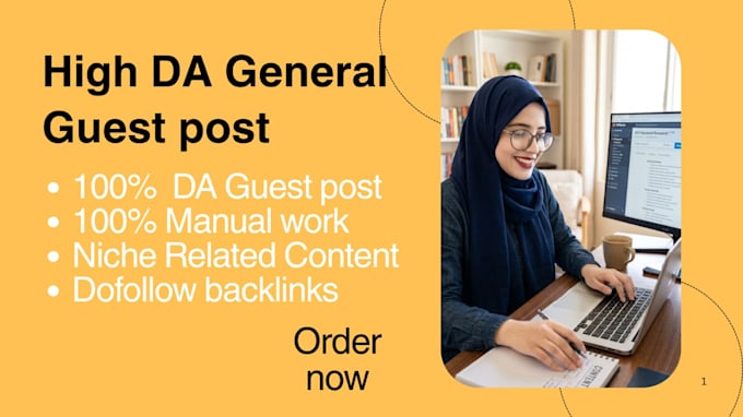 do high da guest posting with dofollow backlinks