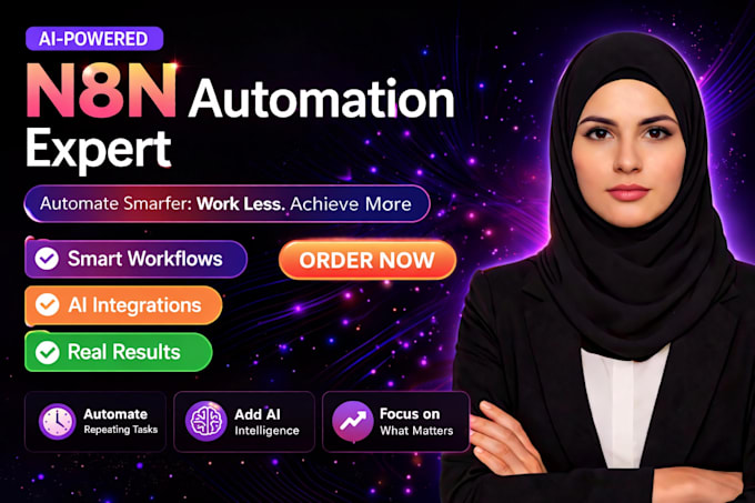 build n8n automation workflows, ai agents, and API integrations