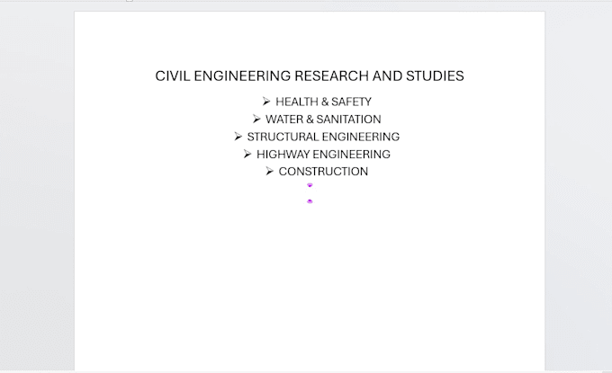 do research and studies in civil engineering