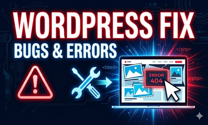 World Bug/error Fix wordpress bugs, errors, issues and speed optimization by ...