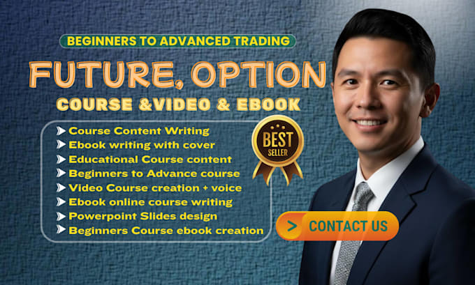 create option trading course, day trading, future trading, ebook, video course