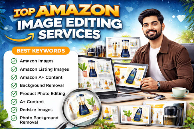 do image editing for your amazon listing images
