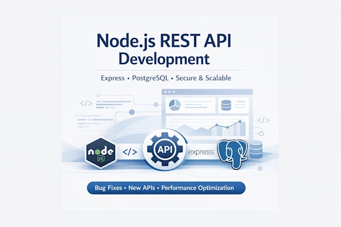 Construir o arreglar una api rest de node js con express y postgresql
