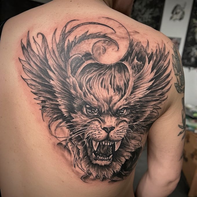 design a modern and minimalist tattoo design