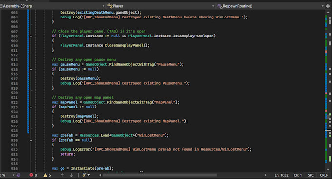 fix your unity c sharp bugs, optimize or polish them