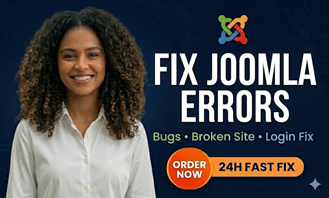 fix joomla website errors, bugs, and issues fast