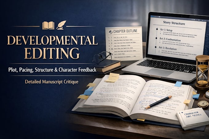 provide developmental editing and manuscript critique for your novel