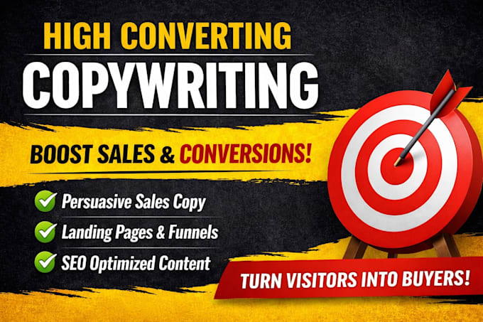 write high converting sales copy and sales funnel