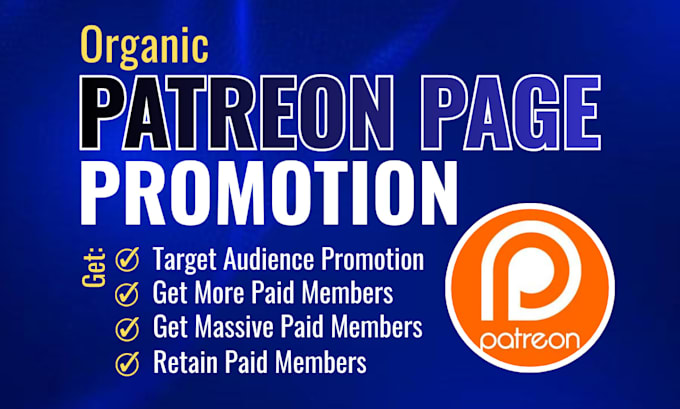 promote your patreon page organically to get massive subscribers