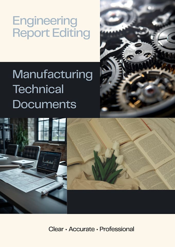 edit engineering and manufacturing technical reports