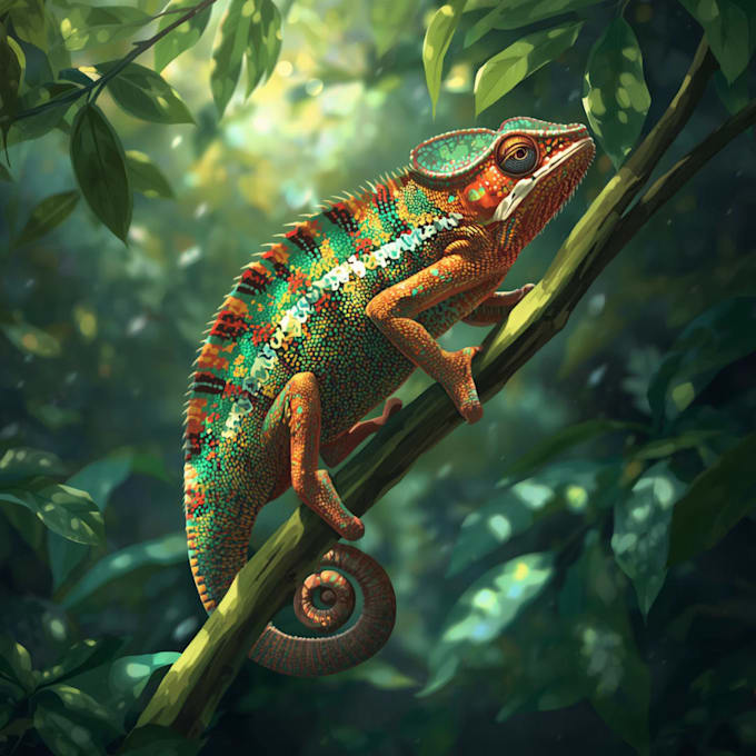 draw detail animal illustration