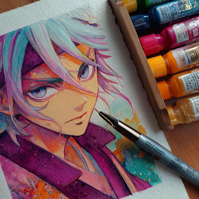 draw a unique anime artwork