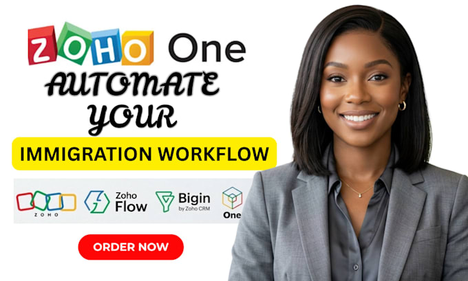 zoho CRM setup for immigration services with zoho bigin forms booking automation