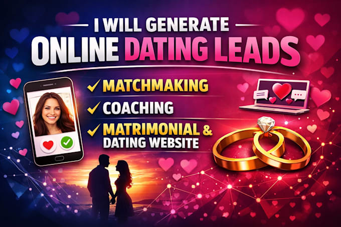 generate online dating leads matchmaking coaching matrimonial and dating website