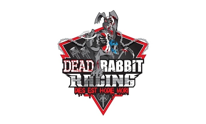 Fierce Racing Rabbit Logo Design dead thrilling rabbit racing team logo for you by Jamie_wolinski ...
