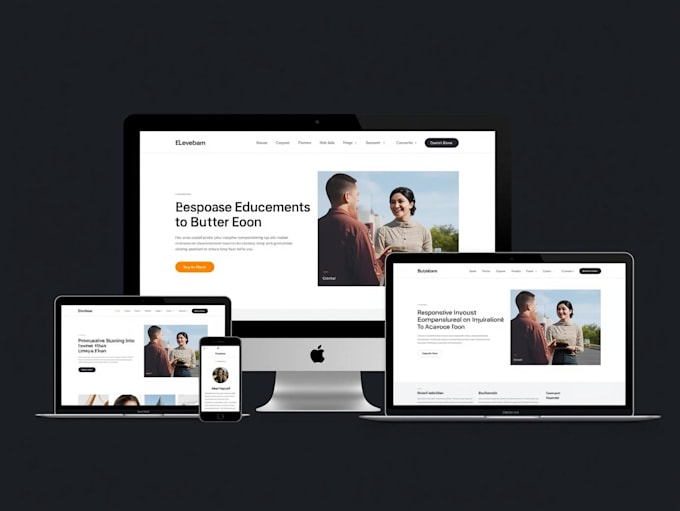 build a modern and responsive website