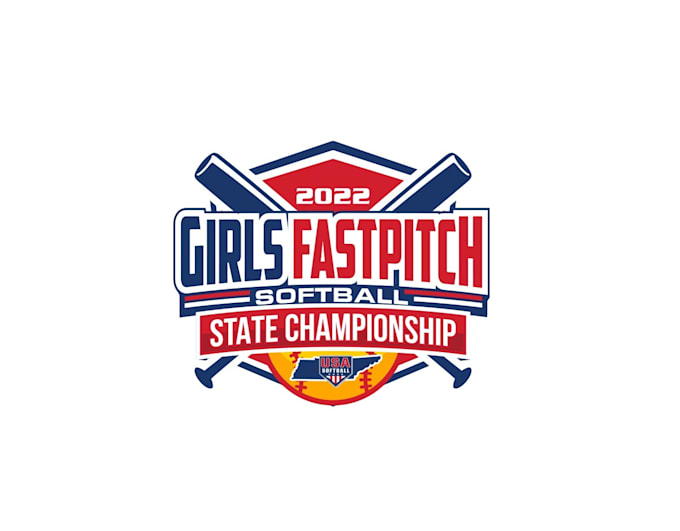 create graceful and fantastic softball  logo design