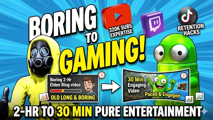 edit boring gaming videos into engaging video